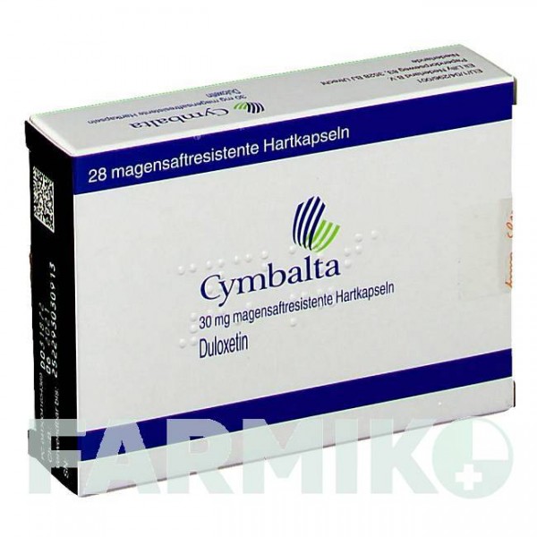 СИМБАЛТА (CYMBALTA) 30 мг капсулы 28 шт - Дулоксетин LILLY