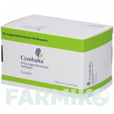 СИМБАЛТА (CYMBALTA) 60 мг капсулы 98 шт - Дулоксетин EMRA-MED