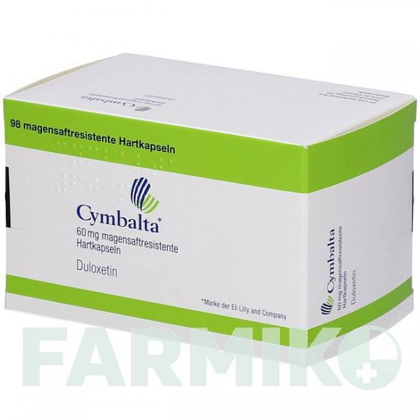 СІМБАЛТА (CYMBALTA) 60 мг капсули 98 шт - Дулоксетин EMRA-MED