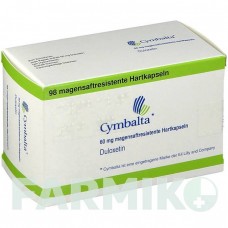 СИМБАЛТА (CYMBALTA) 60 мг капсулы 98 шт - Дулоксетин KOHLPHARMA