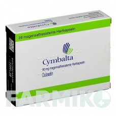 СИМБАЛТА (CYMBALTA) 60 мг капсулы 28 шт - Дулоксетин LILLY