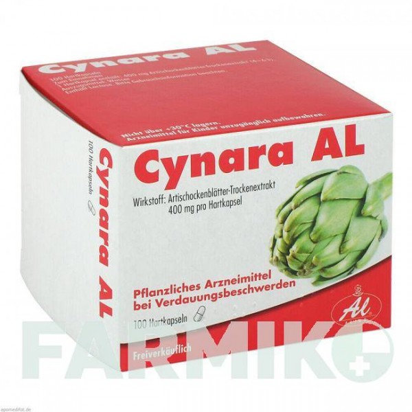ЦИНАРА (CYNARA) капсулы 100 шт - Листья артишока ALIUD PHARMA