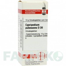 ЦИПРИПЕДИУМ ПУБЕСЦЕНС (CYPRIPEDIUM PUBESCENS) D 30 глобули 10 г - Гомеопатия DHU