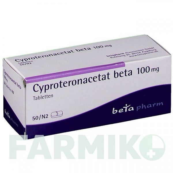 ЦИПРОТЕРОНАЦЕТАТ (CYPROTERONACETAT) 100 мг таблетки 50 шт - Ципротерон BETAPHARM