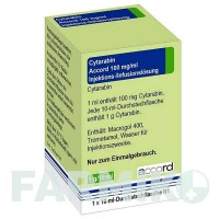 ЦИТАРАБИН (CYTARABIN) 100 мг/мл 1000 мг раствор 1 шт - Цитарабин ACCORD HEALTHCARE
