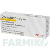 ДАЦЕПТОН (DACEPTON) 5 мг/мл 20 мл розчин 5x20 мл - Апоморфін EVER PHARMA