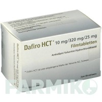 ДАФИРО (DAFIRO) 10 мг/320 мг/25 мг таблетки 98 шт - Валсартан, Амлодипин, Гидрохлоротиазид KOHLPHARMA