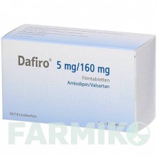 ДАФИРО (DAFIRO) 5 мг/160 мг таблетки 98 шт - Валсартан, Амлодипин ORIFARM