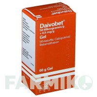 ДАЙВОБЕТ (DAIVOBET) 50 мкг/г + 0,5 мг/г гель 120 г - Кальципотриол, Бетаметазон EUROPEAN PHARMA