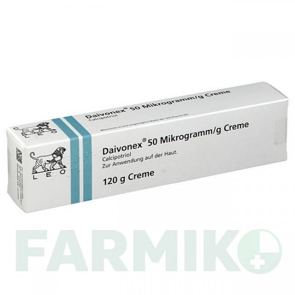 ДАЙВОНЕКС (DAIVONEX) 50 мкг/г крем 120 г - Кальципотріол ORIFARM