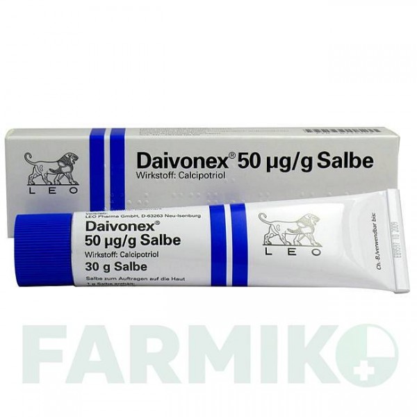 ДАЙВОНЕКС (DAIVONEX) мазь 30 г - Кальципотриол LEO PHARMA