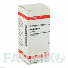 ДАМИАНА (DAMIANA) D 4 таблетки 80 шт - Гомеопатия DHU