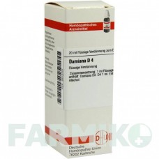 ДАМИАНА (DAMIANA) D 4 раствор 20 мл - Гомеопатия DHU