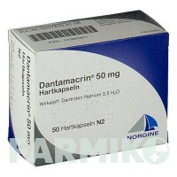 ДАНТАМАКРИН (DANTAMACRIN) 50 мг капсулы 50 шт - Дантролен NORGINE