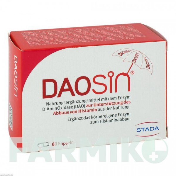 ДАОСИН (DAOSIN) капсулы 60 шт - Активные вещества STADA