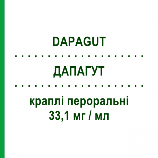 ДАПАГУТ (DAPAGUT) 33,1 мг/мл капли оральные 18,5 мл - Пароксетин ANGELINI