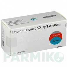 ДАПСОН (DAPSON) 50 мг таблетки 100 шт - Дапсон TILLOMED
