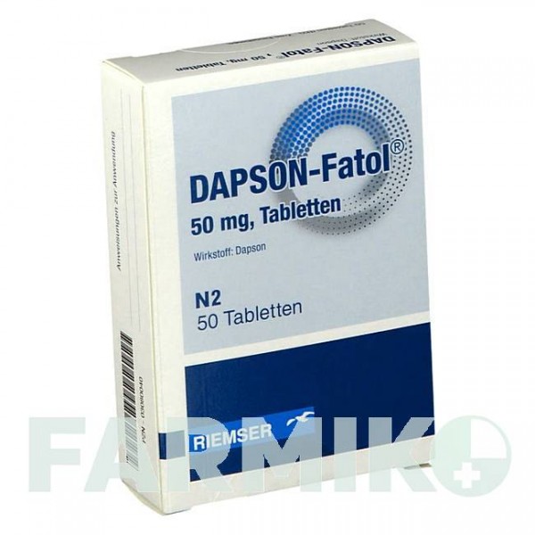 ДАПСОН ФАТОЛ (DAPSON FATOL) таблетки 50 шт - Дапсон ESTEVE PHARMACEUTICALS