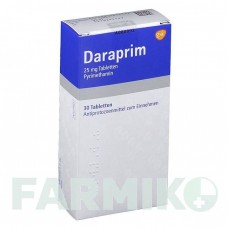 ДАРАПРИМ (DARAPRIM) таблетки 30 шт - Піриметамін GLAXOSMITHKLINE