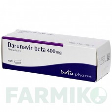 ДАРУНАВИР (DARUNAVIR) 400 мг таблетки 60 шт - Дарунавир BETAPHARM