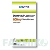 ДАРУНАВИР (DARUNAVIR) 600 мг таблетки 60 шт - Дарунавир ZENTIVA