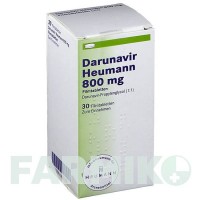 ДАРУНАВІР (DARUNAVIR) 800 мг таблетки 30 шт - Дарунавір HEUMANN PHARMA