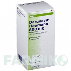ДАРУНАВИР (DARUNAVIR) 800 мг таблетки 30 шт - Дарунавир HEUMANN PHARMA