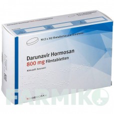 ДАРУНАВІР (DARUNAVIR) 800 мг таблетки 3x30 шт - Дарунавір HORMOSAN PHARMA