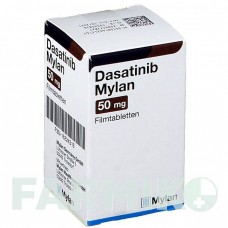 ДАЗАТИНИБ (DASATINIB) 50 мг таблетки 60 шт - Дазатиниб VIATRIS