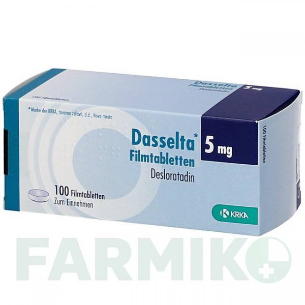 ДАССЕЛТА (DASSELTA) 5 мг таблетки 100 шт - Дезлоратадин EMRA-MED