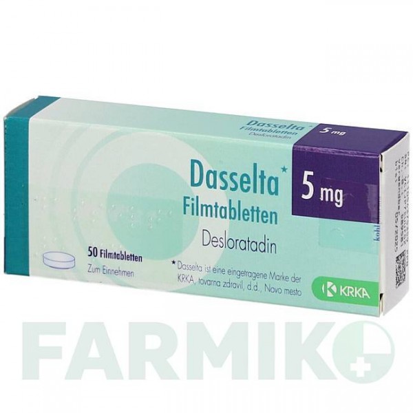 ДАССЕЛТА (DASSELTA) 5 мг таблетки 50 шт - Дезлоратадин KOHLPHARMA