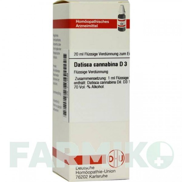 ДАТИСКА (DATISCA) D 3 раствор 20 мл - Гомеопатия DHU