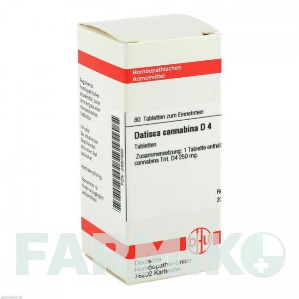 ДАТИСКА (DATISCA) D 4 таблетки 80 шт - Гомеопатия DHU