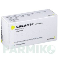 ДАКСАС (DAXAS) 500 мкг таблетки 90 шт - Рофлумиласт ABACUS MEDICINE