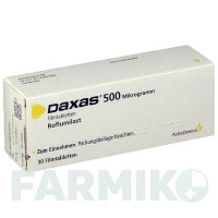 ДАКСАС (DAXAS) 500 мкг таблетки 30 шт - Рофлуміласт ASTRAZENECA