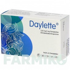 ДАЙЛЕТТЕ (DAYLETTE) 0,02 мг/3 мг таблетки 6x28 шт - Дроспіренон, Етинілестрадіол GEDEON RICHTER