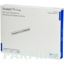 ДЕКАПЕПТИЛ (DECAPEPTYL) 3,75 мг порошок 1 шт - Трипторелин FERRING