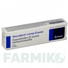ДЕКОДЕРМ (DECODERM) крем 20 г - Флупредниден, Антибиотик ALMIRALL