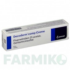 ДЕКОДЕРМ (DECODERM) крем 50 г - Флупредниден, Антибиотик ALMIRALL