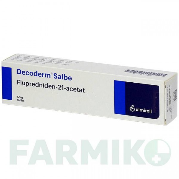 ДЕКОДЕРМ (DECODERM) мазь 50 г - Флупредниден ALMIRALL