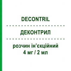 ДЕКОНТРИЛ (DECONTRIL) 4 мг/2 мл раствор инъекционный 6 шт 2 мл - Тиоколхикозид S.F.GROUP