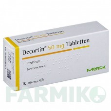 ДЕКОРТИН (DECORTIN) 50 мг таблетки 10 шт - Преднизон MERCK HEALTHCARE