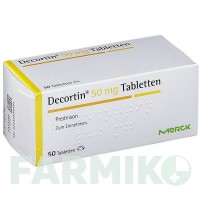 ДЕКОРТИН (DECORTIN) 50 мг таблетки 50 шт - Преднізон MERCK HEALTHCARE