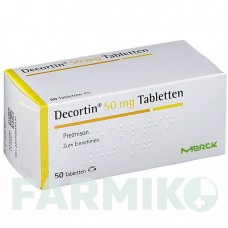 ДЕКОРТИН (DECORTIN) 50 мг таблетки 50 шт - Преднизон MERCK HEALTHCARE