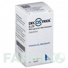 ДЕКОСТРИОЛ (DECOSTRIOL) 0,25 мкг капсулы 20 шт - Кальцитриол MIBE