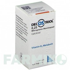 ДЕКОСТРИОЛ (DECOSTRIOL) 0,25 мкг капсулы 50 шт - Кальцитриол MIBE