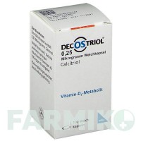 ДЕКОСТРІОЛ (DECOSTRIOL) 0,25 мкг капсули 100 шт - Кальцитріол MIBE