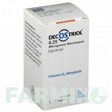 ДЕКОСТРИОЛ (DECOSTRIOL) 0,25 мкг капсулы 100 шт - Кальцитриол MIBE