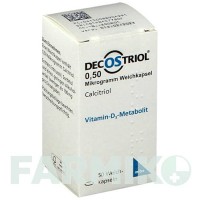 ДЕКОСТРИОЛ (DECOSTRIOL) 0,50 мкг капсулы 50 шт - Кальцитриол MIBE