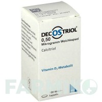 ДЕКОСТРІОЛ (DECOSTRIOL) 0,50 мкг капсули 100 шт - Кальцитріол MIBE